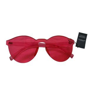 Pink Frameless Sunglasses